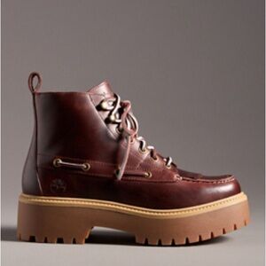 Timberland Women's Brown Leather Ankle Boots